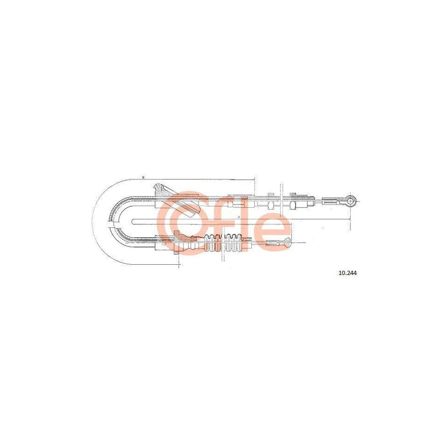 Cofle Bh.Ty020 Brake Hose