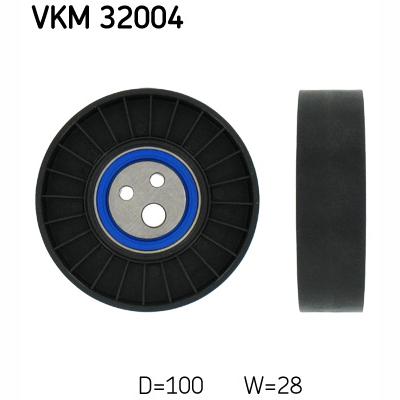 SKF VKM32004 V-Ribbed Belt Deflection/Guide Pulley