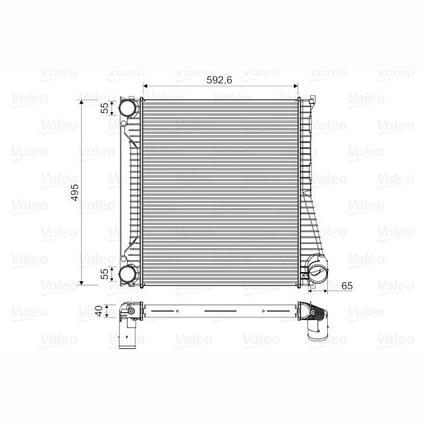 VALEO VAL818346 Charge Air Cooler