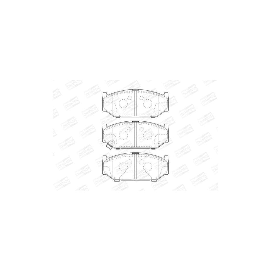 Champion 573417Ch Brake Pad Set for Suzuki Swift