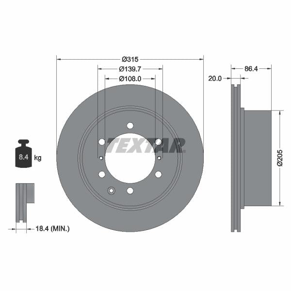 AUTOFREN SEINSA D7-193C Brake Caliper Guide Sleeve Kit