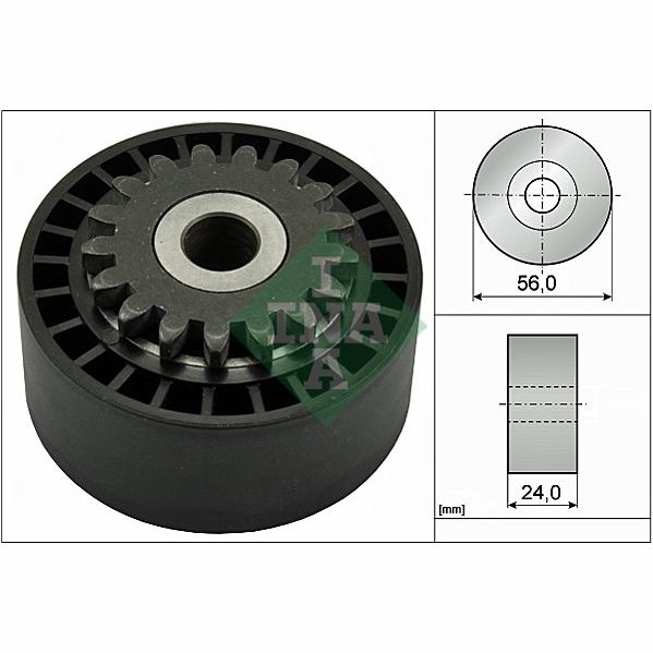 INA 531074410 V-Ribbed Belt Tensioner Pulley