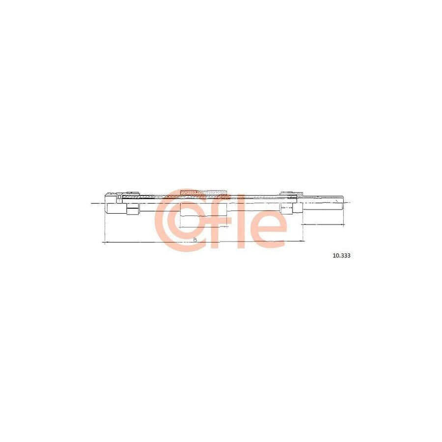 Cofle Bh.Vk077 Brake Hose for VW Passat