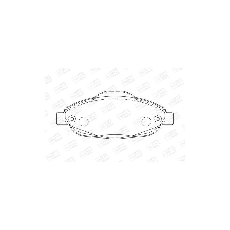Champion 573241Ch Brake Pad Set