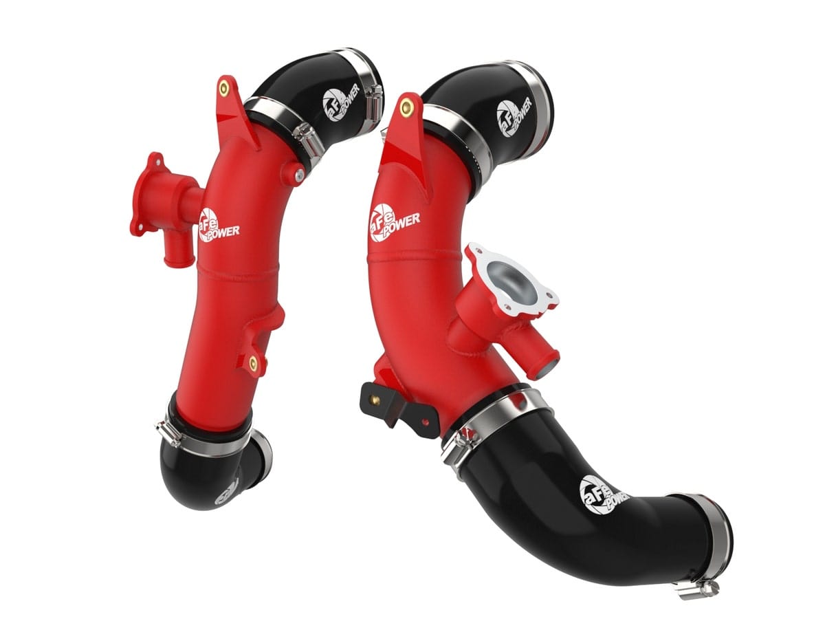 BladeRunner 2-1/2 IN Aluminum Hot Charge Pipe Red | ML Performance Car Parts