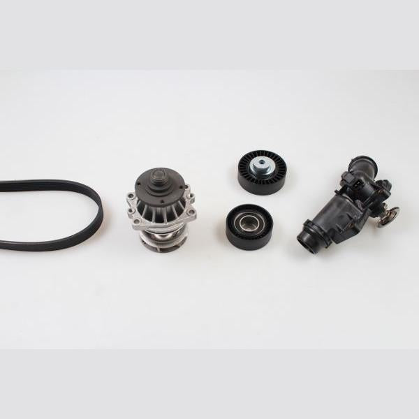 HEPU PK04720TH Water Pump + V-Ribbed Belt Kit