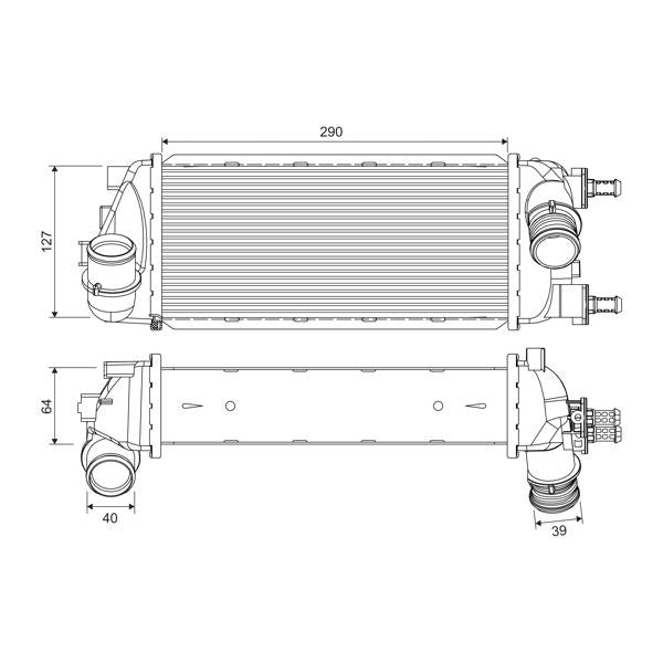 VALEO VAL818695 Charge Air Cooler