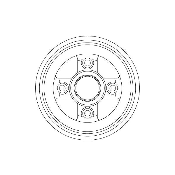 TRW MOTO DB4477 Brake Drum