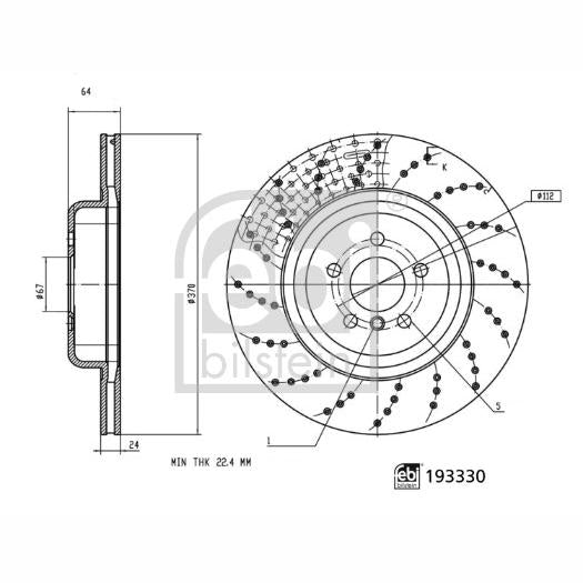 WABCO 9617226214 Parking Brake Brake Valve Repair Kit