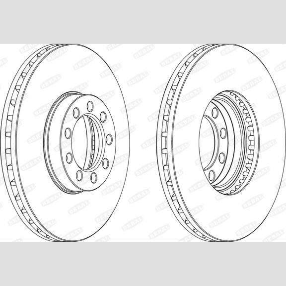 BERAL BCR329A Brake Disc