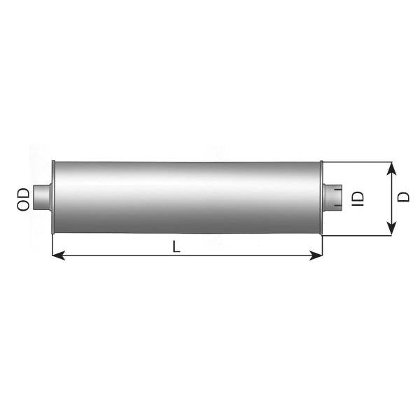 DINEX DIN40401 Centre/Rear Muffler