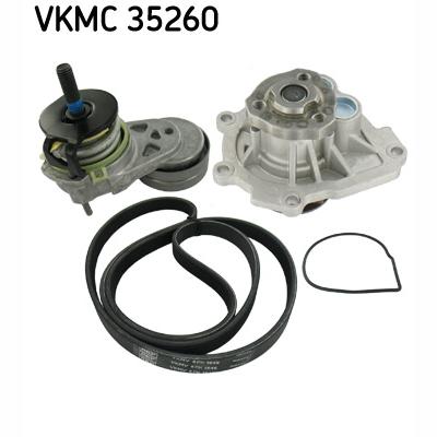SKF VKMC35260 Water Pump + V-Ribbed Belt Kit