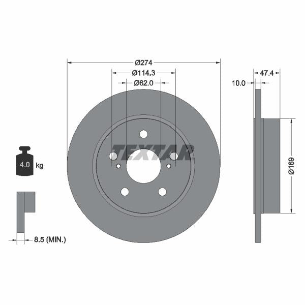 TRW MOTO BDA1084 Brake Caliper Bracket