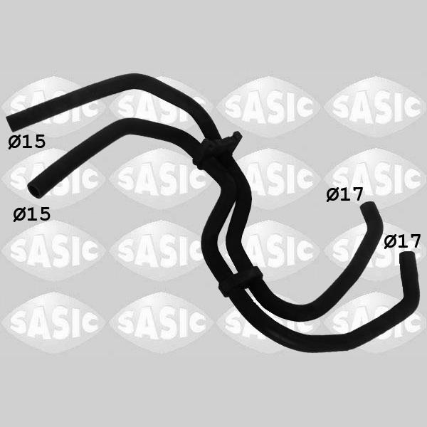 SASIC SAS3404091 Radiator Hose