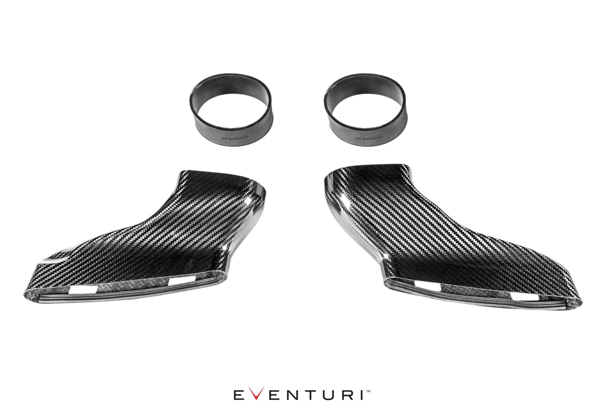 Carbon Ducts For The Eve-C63S-Cf-Int System (Ver. 1 With Rubber Tubes) | ML Performance Car Parts