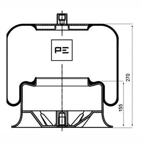 PETERS 084.112-71 Air Suspension Bellow