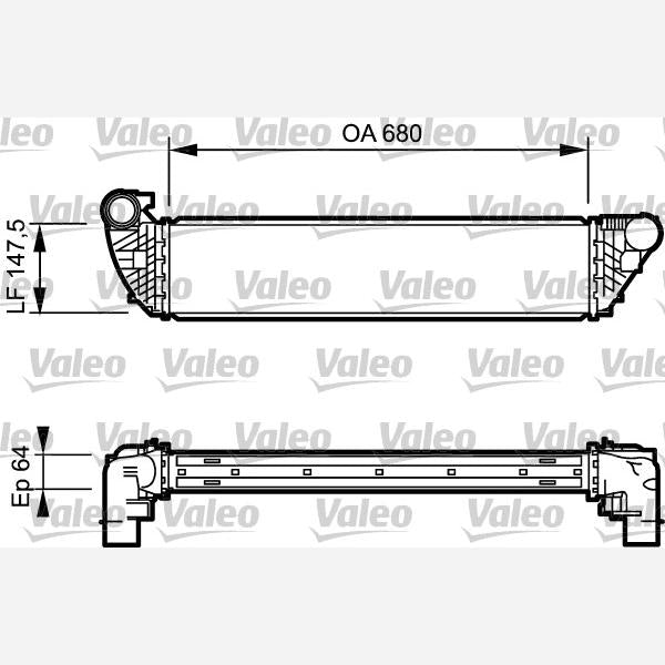 VALEO VAL817828 Charge Air Cooler