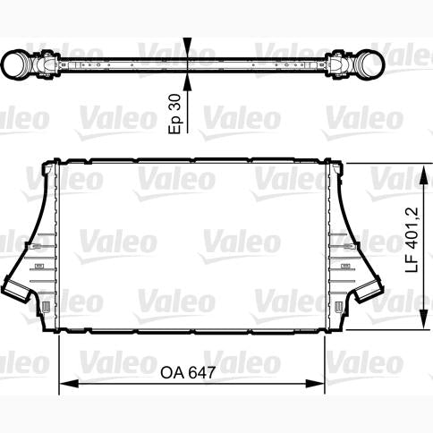 VALEO VAL818840 Charge Air Cooler