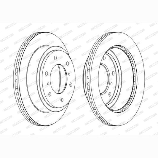 FERODO DDF1385C Brake Disc .