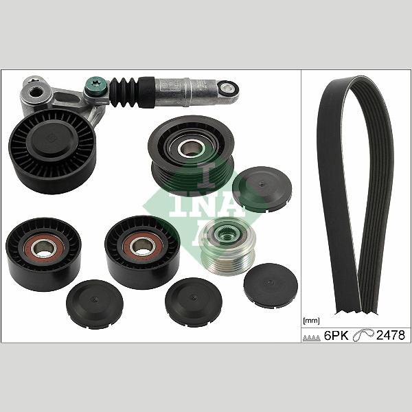 INA 529052020 V-Ribbed Belt Set