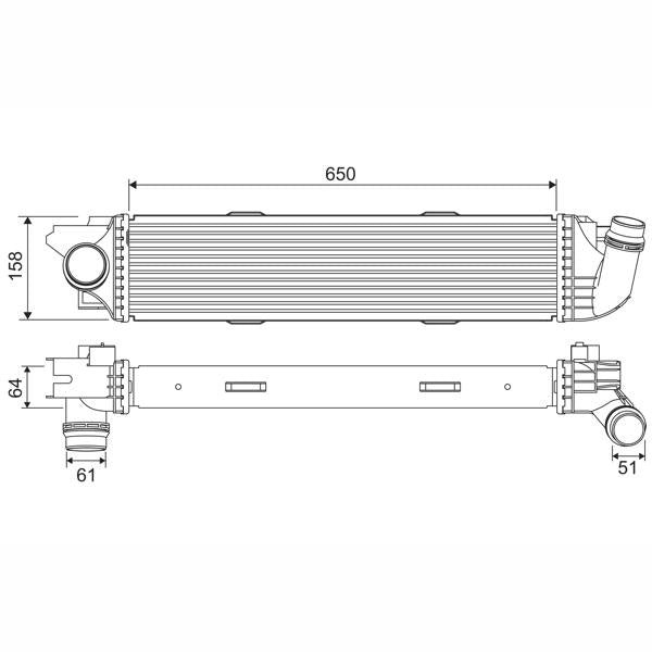 VALEO VAL818299 Charge Air Cooler
