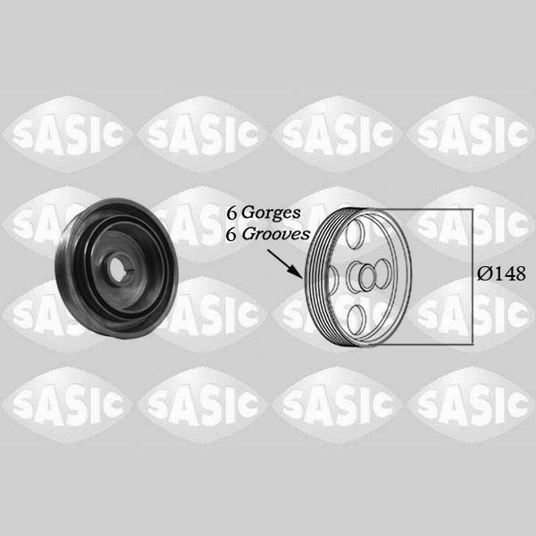 SASIC SAS2150021 Crankshaft Belt Pulley