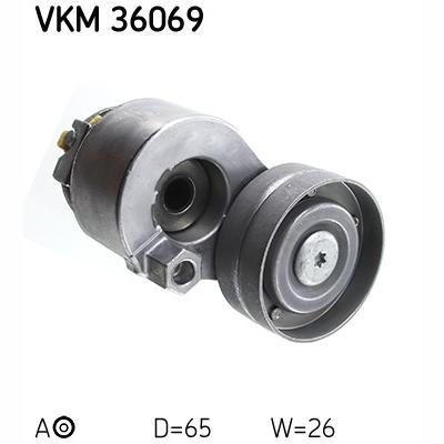 SKF VKM36069 V-Ribbed Belt Tensioner Pulley