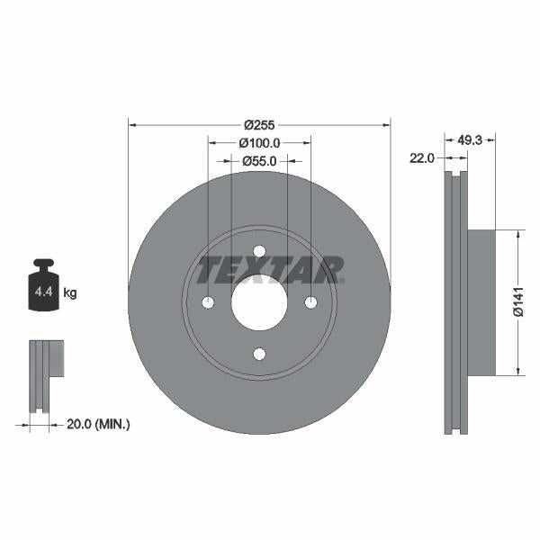 TRW MOTO ST1719 Brake Caliper Guide Sleeve Kit