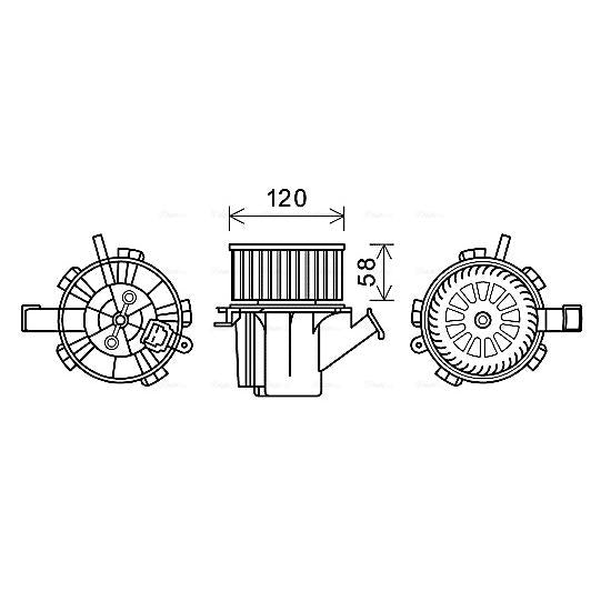 AVA COOLING MC8018AVA Air Blower