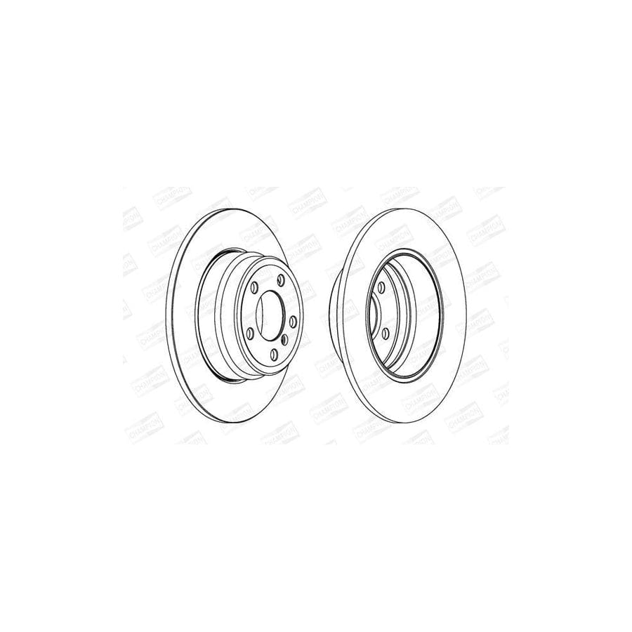 Champion 562135Ch-1 Brake Disc for BMW X5 (E53)