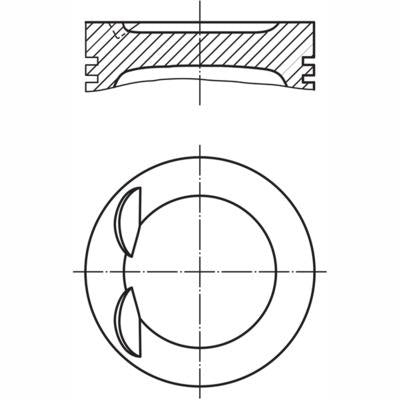 MAHLE 0120101 Piston