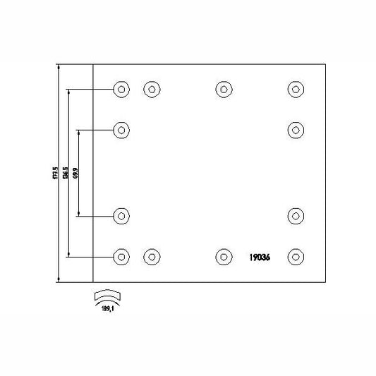 OE PEUGEOT 476923 Handbrake Cable Conversion Kit