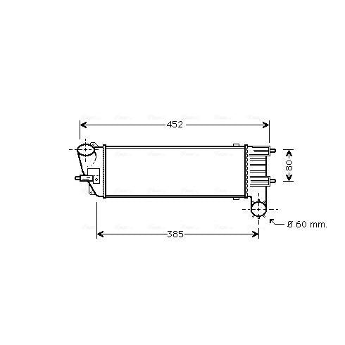 AVA COOLING PE4344AVA Charge Air Cooler
