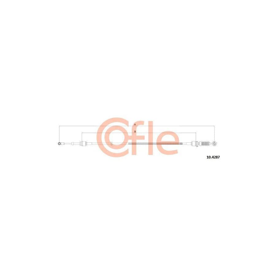Cofle 10.4287 Cable, Manual Transmission for Mini Hatchback (R50, R53)