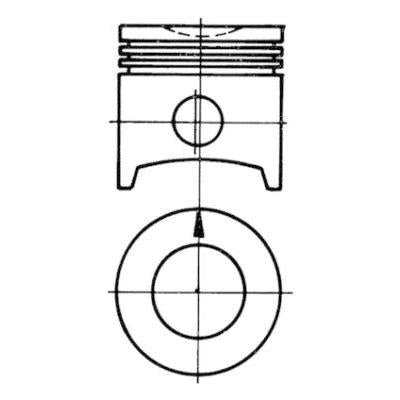 KOLBENSCHMIDT 93293602 Piston
