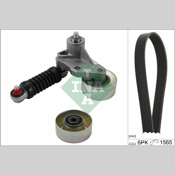 INA 529025710 V-Ribbed Belt Set
