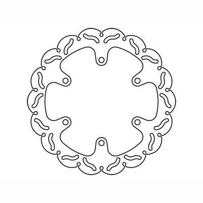 TRW MOTO MST206RAC Brake Disc