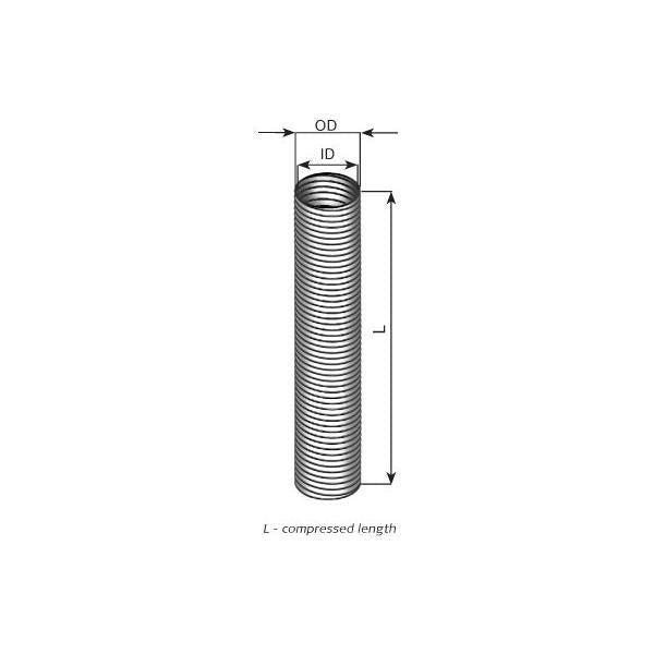 DINEX DIN94176 Exhaust System Corrugated Pipe