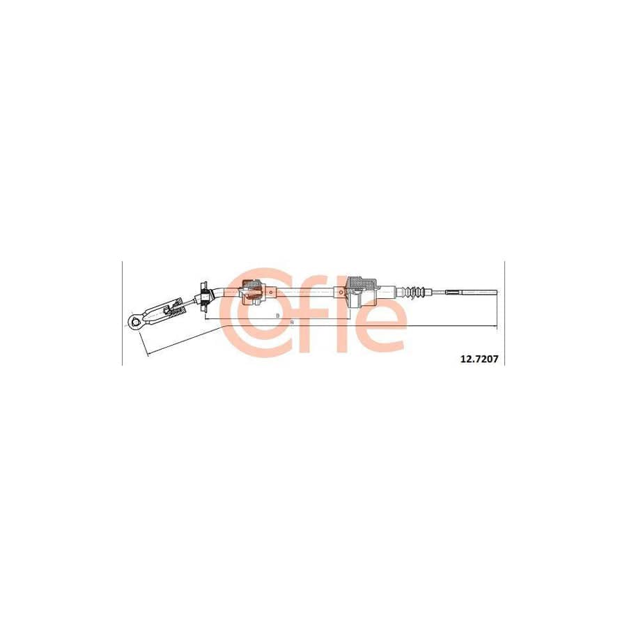 Cofle 92.12.7207 Clutch Cable