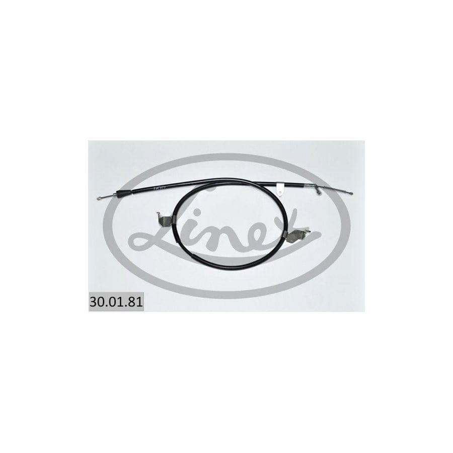 Linex 30.01.81 Cable, Service Brake for Nissan Qashqai / Qashqai 2 I (J10, Nj10)