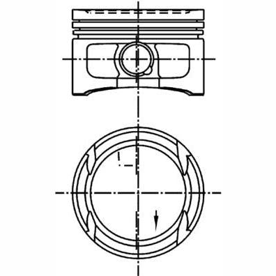 KOLBENSCHMIDT 99562620 Piston