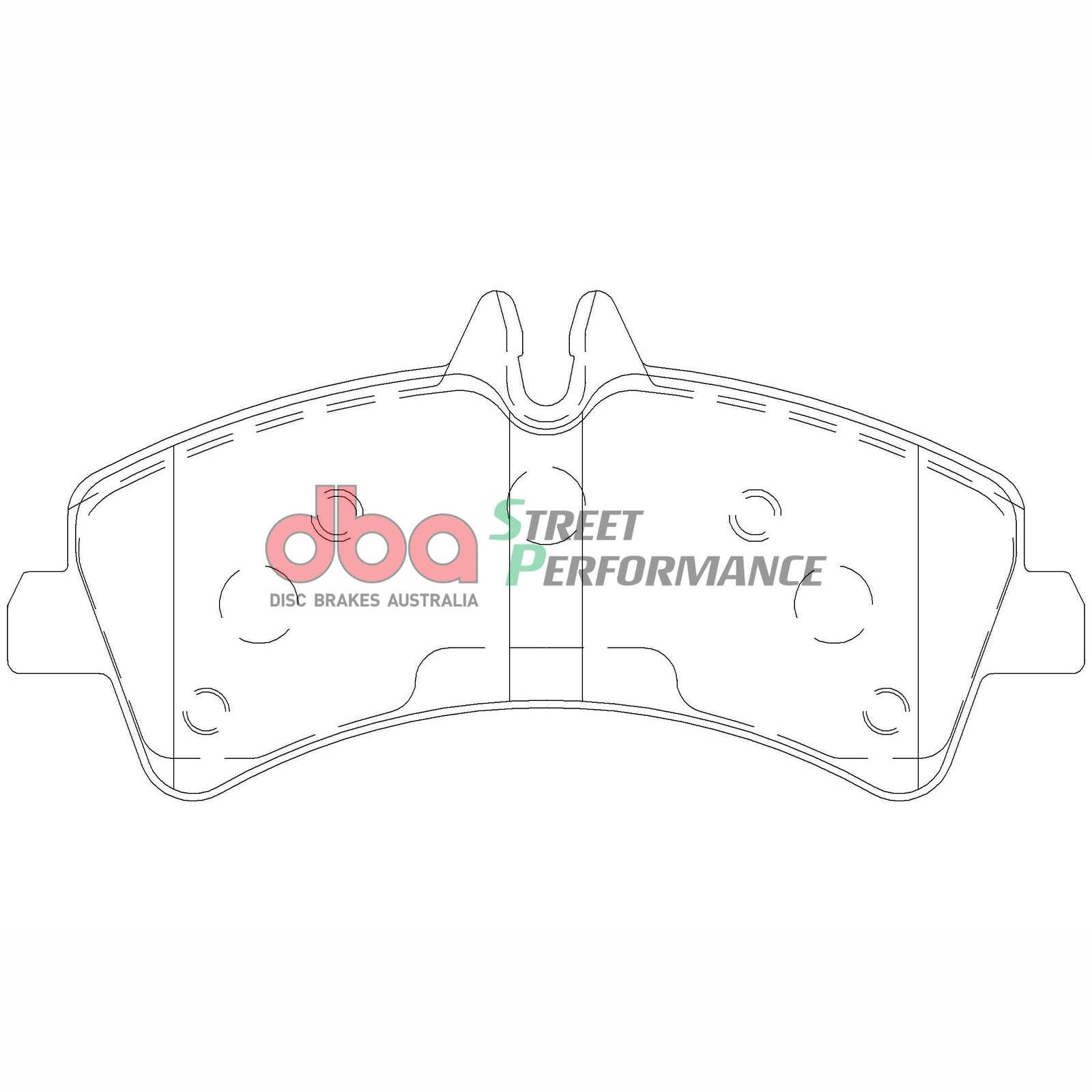 DBA DB1975SP High Performance Brake Pad Set