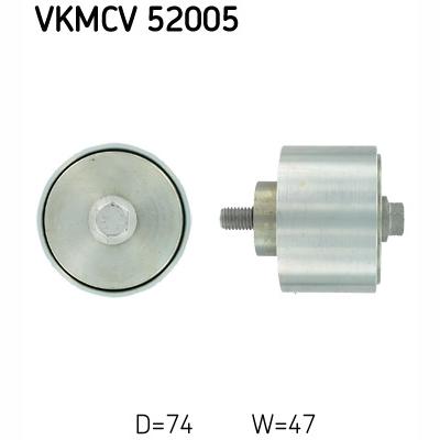 SKF VKMCV52005 V-Ribbed Belt Deflection/Guide Pulley