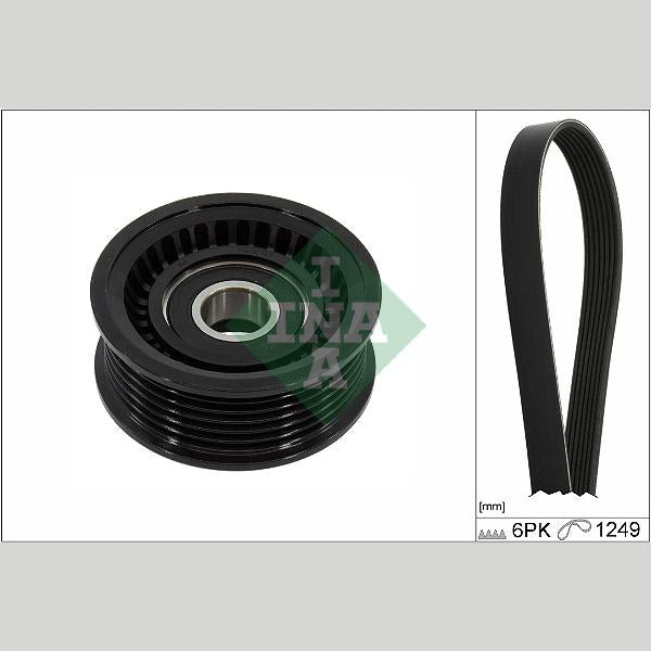 INA 529045210 V-Ribbed Belt Set