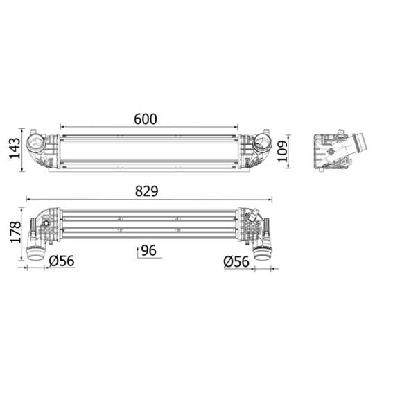 MAHLE CI668000P Charge Air Cooler