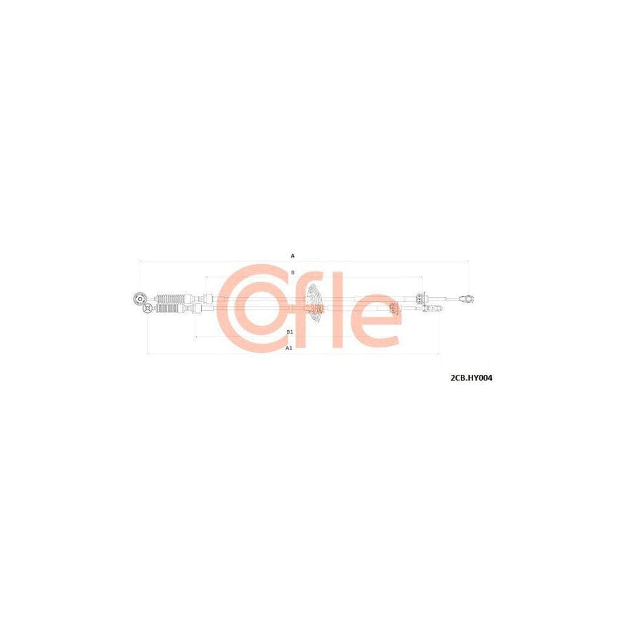 Cofle 92.2Cb.Hy004 Cable, Manual Transmission