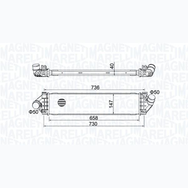 MAGNETI MARELLI 351319204270 Charge Air Cooler