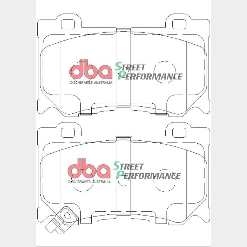 DBA DB2400SP High Performance Brake Pad Set