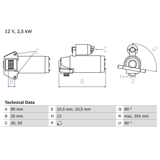 BOSCH 0986025200 Starter