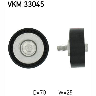 SKF VKM33045 V-Ribbed Belt Deflection/Guide Pulley